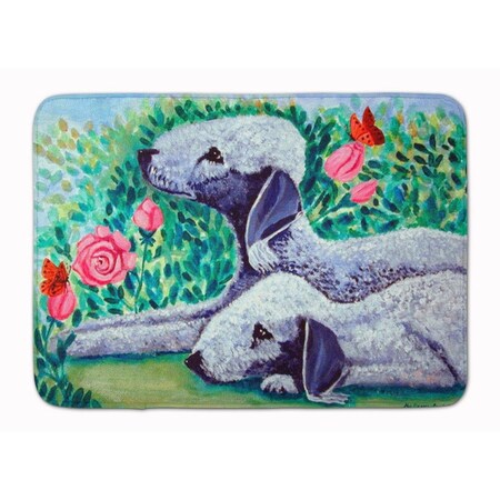 Carolines Treasures Bedlington Terrier Machine Washable Memory Foam Mat 7512RUG